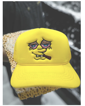 Grab the Ultimate Stoner-Themed SpongeBob Hat at HighAndHungry.Shop – Plus Explore More Stoner Gear!