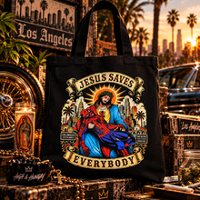 Load image into Gallery viewer, Jesus Saves Everyone (Tote)
