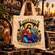 Load image into Gallery viewer, Jesus Saves Everyone (Tote)

